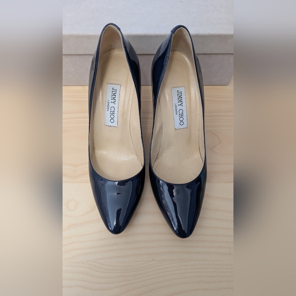 JIMMY CHOO Mei Patent Leather Pumps - Picture 2 of 6